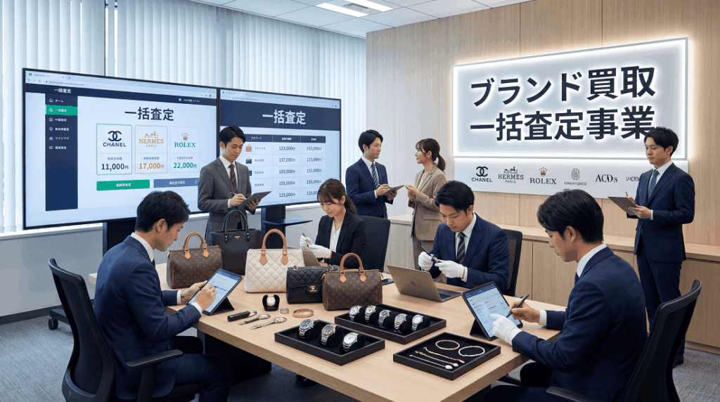 ブランド買取の一括査定事業
